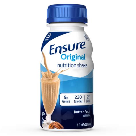 Ensure original - Feb 17, 2009 · Ensure Original nutrition shakes have 9 grams of protein and 27 vitamins and minerals. Ensure nutritional shakes support immune health by supplying protein, vitamins A and D, zinc, and vitamins C and E. These shakes are kosher, halal, and suitable for lactose intolerance.* * Not for people with galactosemia. 